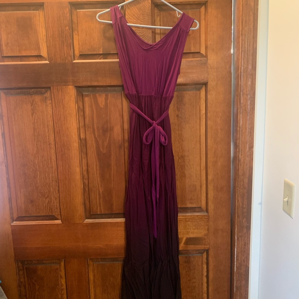 Liz Lange Maternity Dress Purple Ombré XS